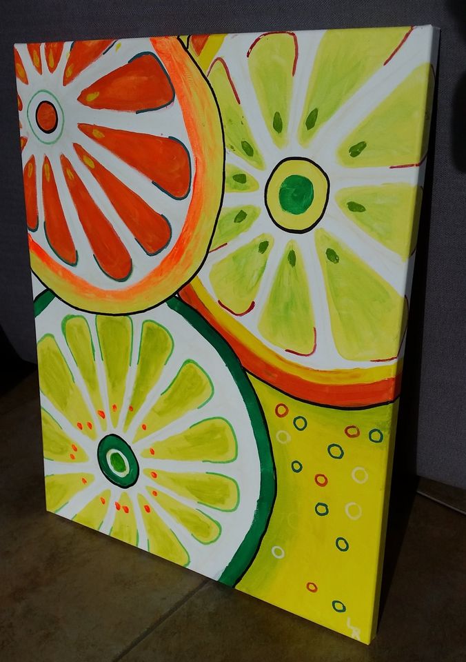 Wandbild Acryl / Leinwand 40x50 zeitlos Deko Unikat vintage in Mühlhausen