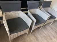 4x Poly Rattan Garten Stühle grau Nordrhein-Westfalen - Oberhausen Vorschau