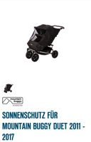 Sonnenschutz Mountain duet Buggy Double Zwillingsbuggy Niedersachsen - Duderstadt Vorschau