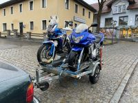 Motorradanhänger Vermietung 100km/h Miete Verleih Mieten Bayern - Regensburg Vorschau