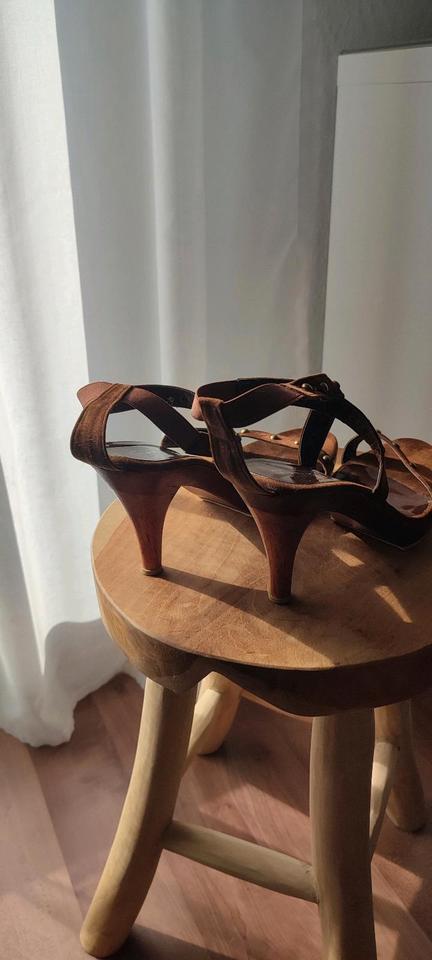 Absatz High Heels Plateau Sandalen Sommerschuh 40 in Rhens