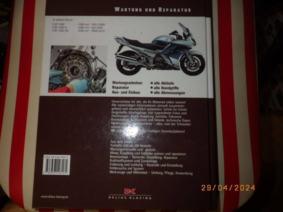 ## Haynes Reparaturhandbuch Yamaha FJR 1300, 2001-2012 ## in Hatten