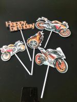 Happy Birthday Torten Topper Neu Dekoration Geburtstag Motorrad Hessen - Rotenburg Vorschau