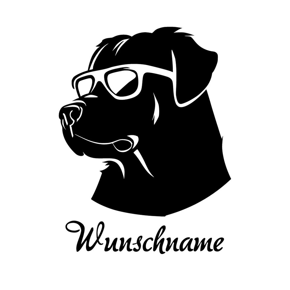 Auto Aufkleber | Rottweiler | Wunschname | Hunde Sticker in Köln