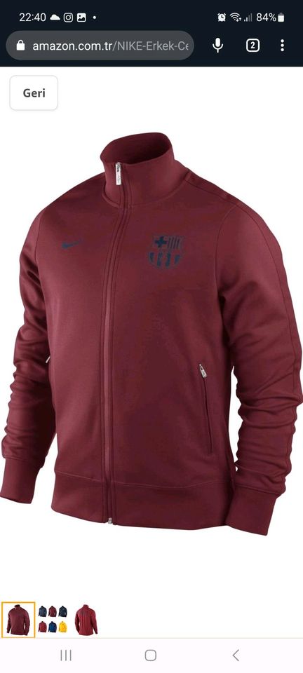 FC BARCELONA NIKE SPORTJACKE in Ingolstadt