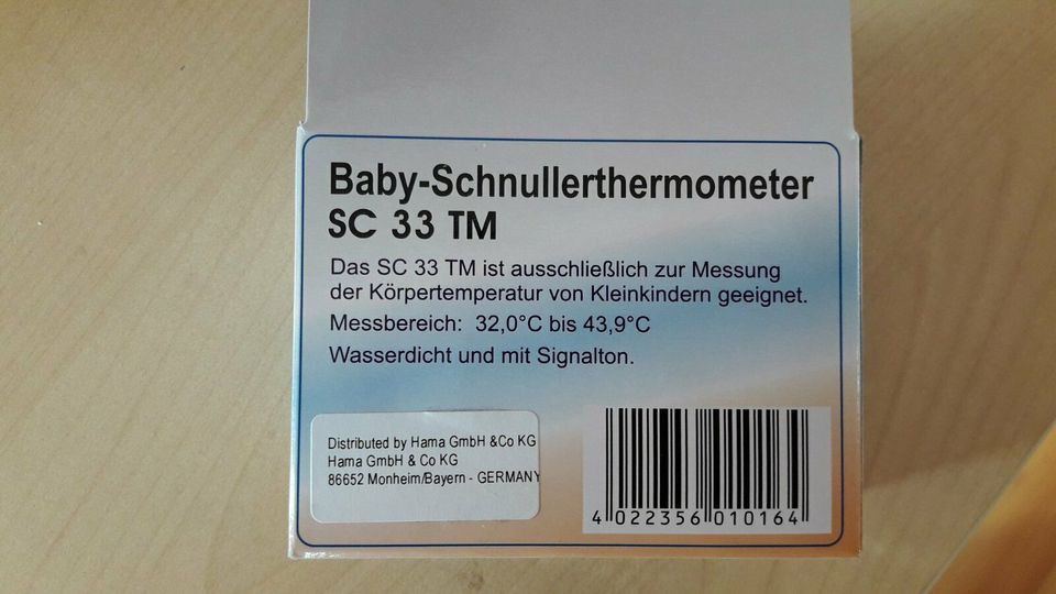 Schnuller mit Thermometer - NEU in Auerbach (Vogtland)