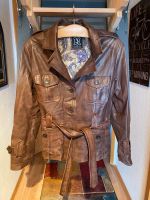 Lederjacke, braun, Bikerjacke, Vintage, Gr. 42 Nordrhein-Westfalen - Leverkusen Vorschau