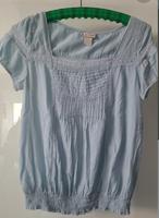 H&M Bluse Hellblau, Spitzendetails Gr. M Bayern - Diedorf Vorschau