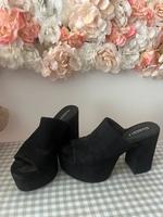 High heels pumps schwarz wildlederoptik gr 38 Bayern - Deggendorf Vorschau