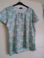 T-Shirt Gr. L (44/46), gecrasht, mint/weiß/beige,  Gina Benotti Nordrhein-Westfalen - Ense Vorschau