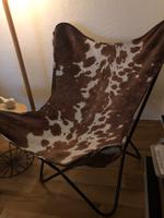 Sessel, Kuhfelloptik, Schmetterlingssessel, Design Brandenburg - Brandenburg an der Havel Vorschau