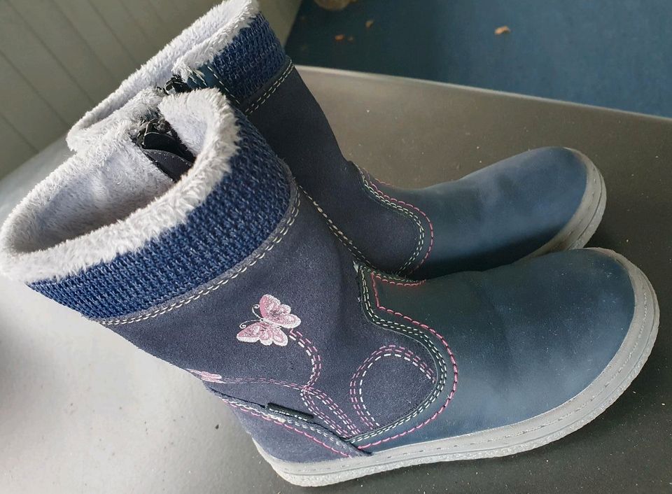 Mädchen Winterstiefel Gr. 26 bama, gefüttert, neuwertig in Crottendorf Erzgebirge