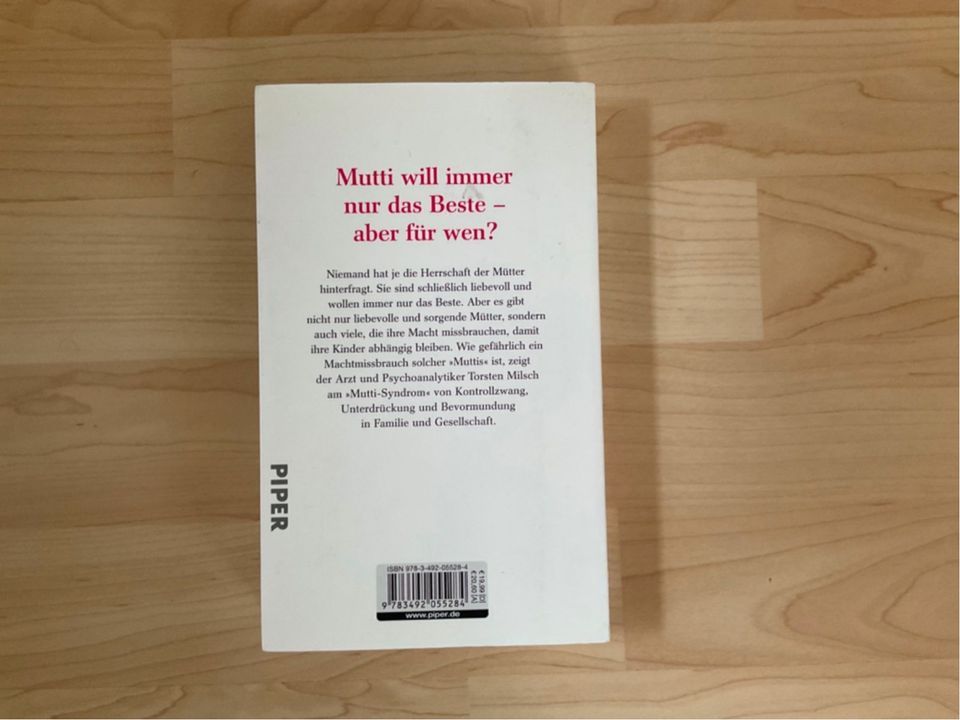 Buch „Mutter ist die Bestie“ Dr. med. Thorsten Milsch in Taufkirchen Vils