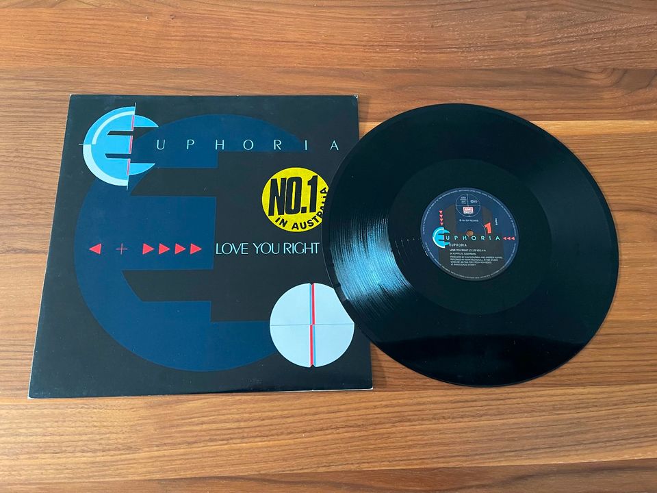 Euphoria - Love You Right - Vinyl Maxi - 1992 !!! in Hochheim am Main