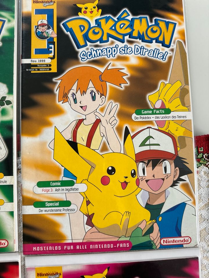 Pokemon Club Nintendo Comics Hefte Magazine 1,2,3,4,5,6,8,9,10&11 in Dresden