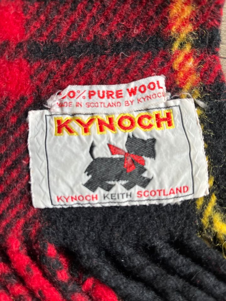 Warme Wolldecke Kynoch keith Scotland Schurwolle 100% Karo Plaid in Mainz