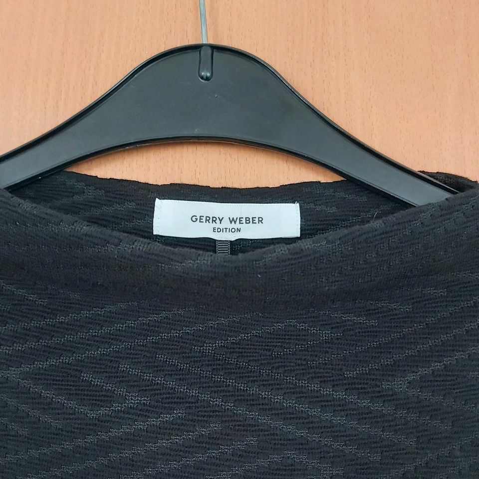 Langarmshirt von Gerry Weber - Gr. 40 - Schwarz - Neu mit Etikett in Uhldingen-Mühlhofen