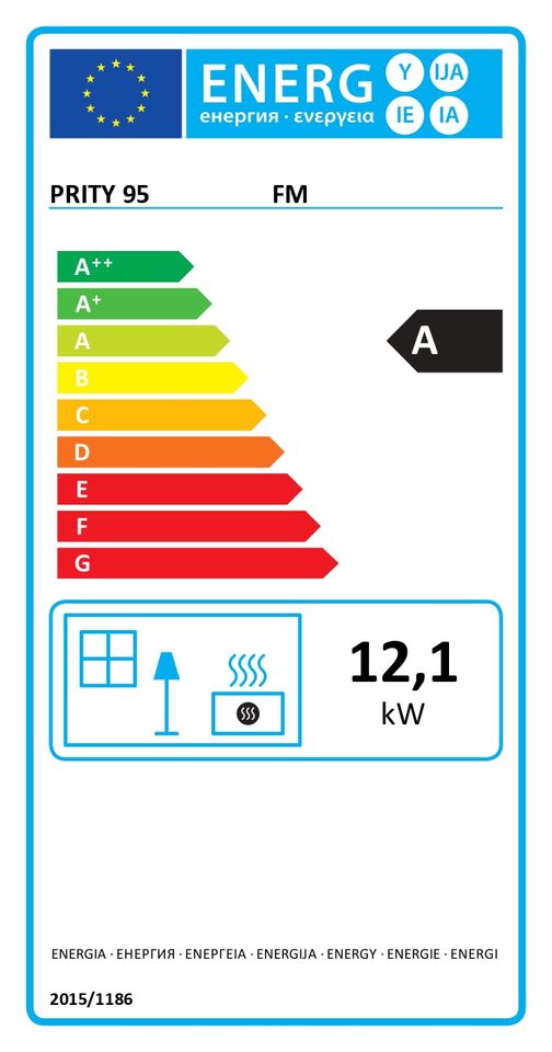 Holzofen Kaminofen mit Backfach FM 12,1 kW BImSchV Stufe 2 in Weißenburg in Bayern