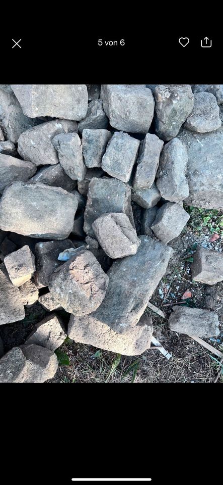 Natursteine /Feldsteine für bspw. Bruchsteinmauer in Arnstadt