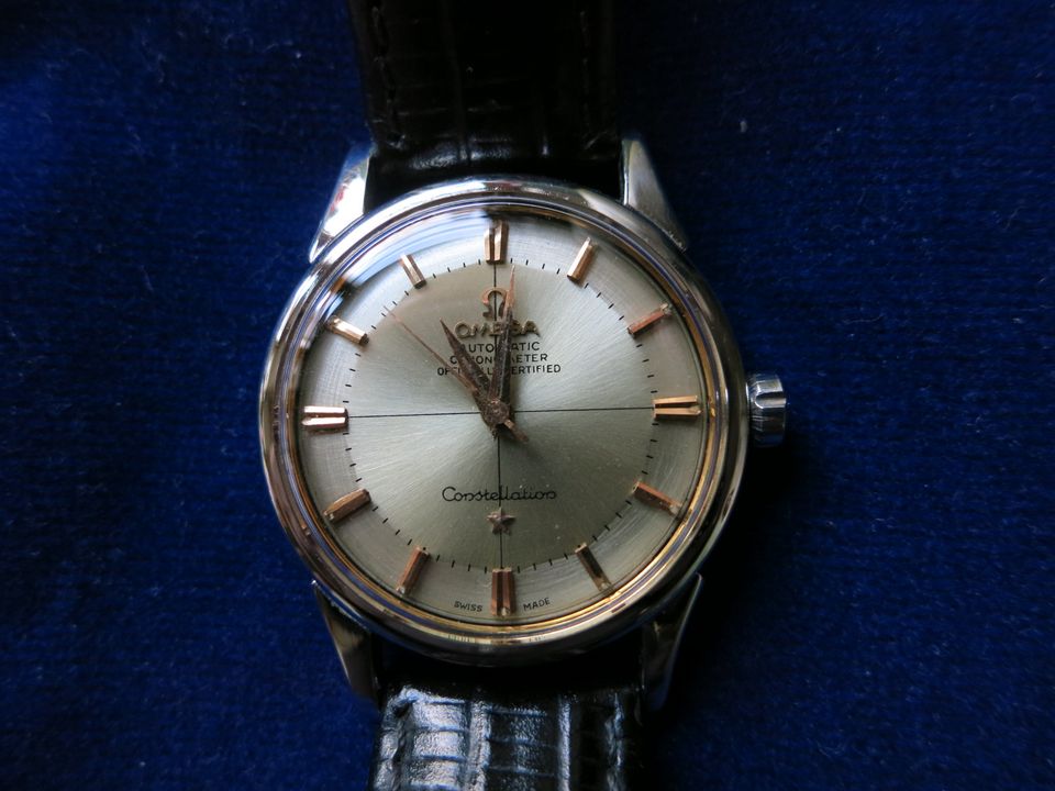 Omega Constellation Pie Pan 14381 No Date Stahl Lyre Legs Perfekt in Gilching