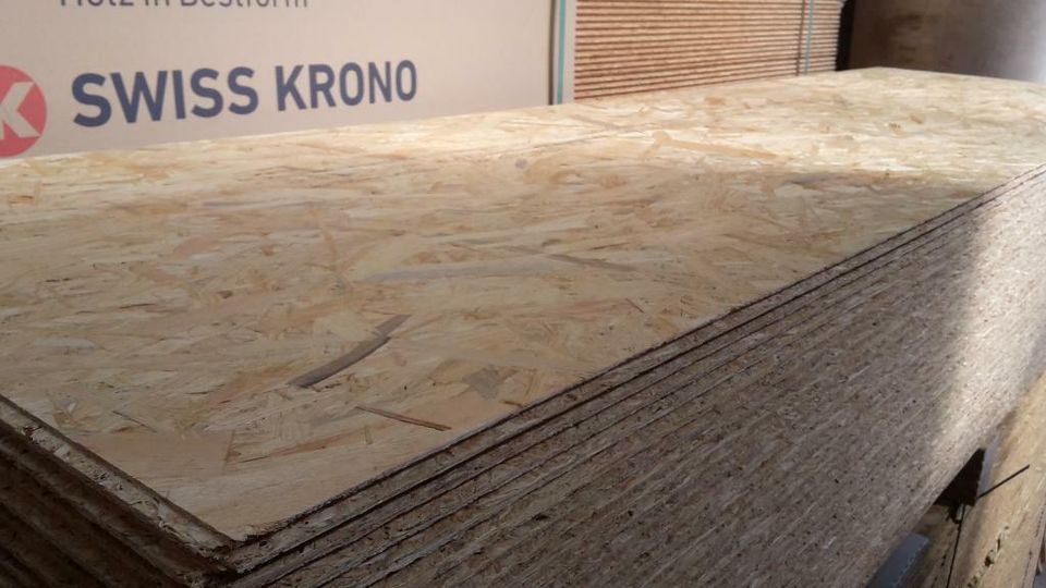 OSB Platten 25 mm // 250x 67,5 cm // mit Nut und Feder // OSB-3 in Kloster Lehnin