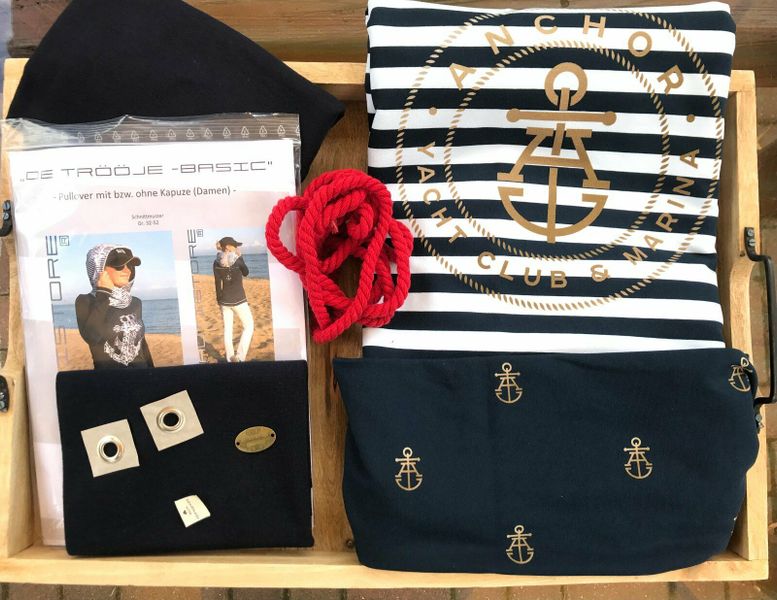 Nähpaket: Damen Hoodie - Yacht Club Sweat in Sachsen - Rochlitz | Basteln,  Handarbeiten und Kunsthandwerk | eBay Kleinanzeigen ist jetzt Kleinanzeigen