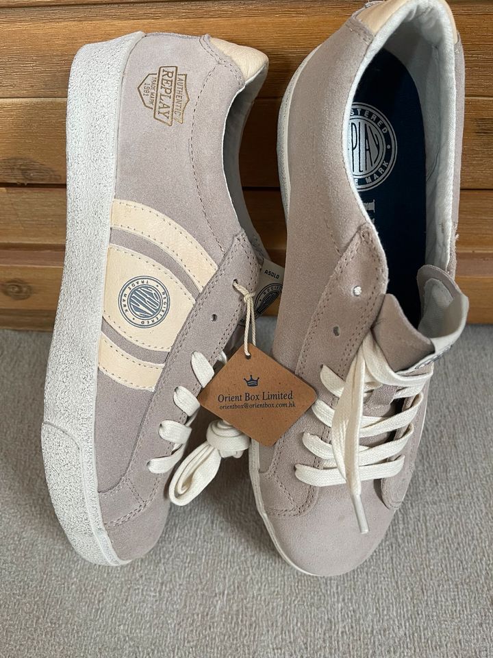 Herren Sneaker Schuhe Replay Größe 43 NEU beige in Leipzig