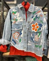 Designer Sexy Woman Marke Jeansjacke Blumen Print Rheinland-Pfalz - Mainz Vorschau