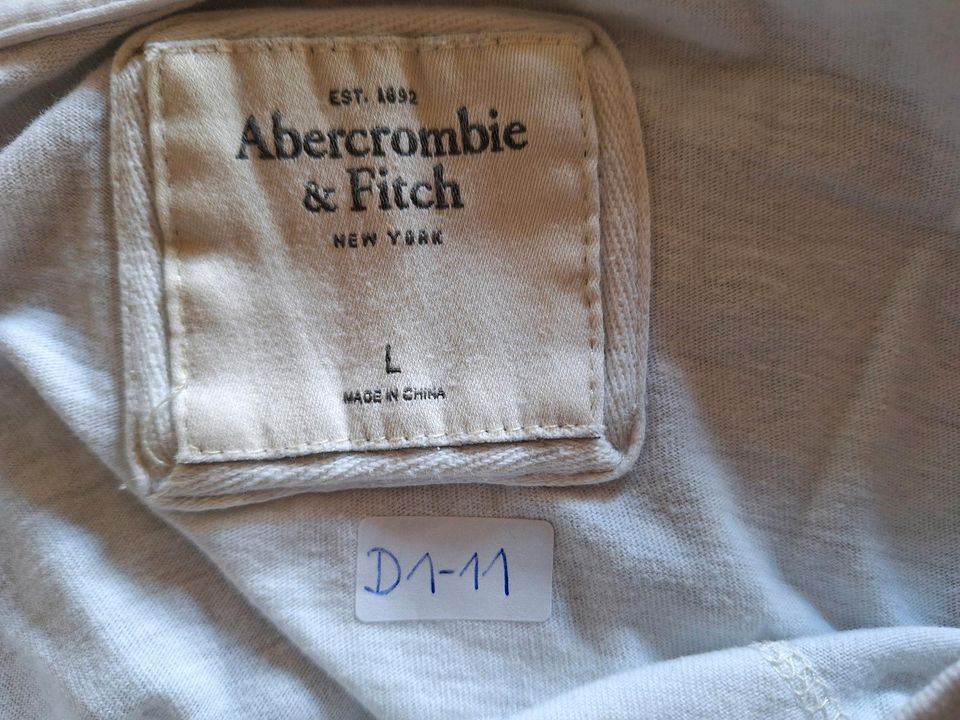 Langarm Shirt  | Abercrombie & Fitch | Größe L  | Nr D1-11 in Langenfeld