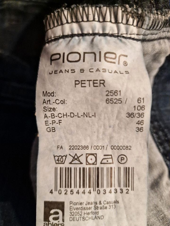 Herren Jeanshose "Pionier" Gr.106 in Wiemerstedt