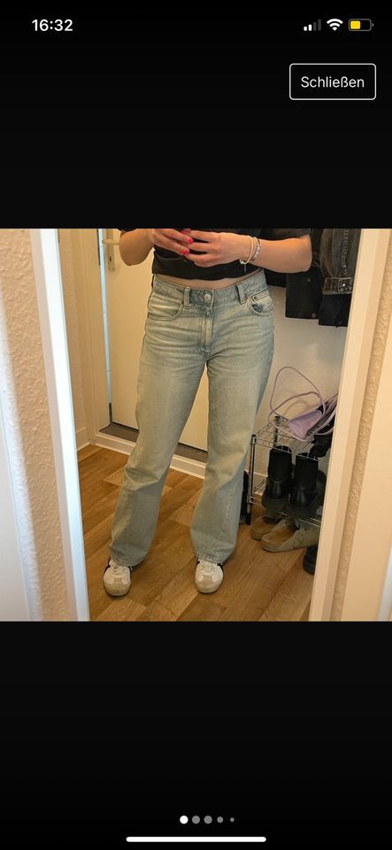 Zara Jeans Mittelhoher Bund TRF 38 M straight in Potsdam