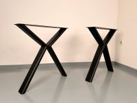 X-Beine Oval schwarz Esstisch Tischbeine Tischgestell X-Form Nordrhein-Westfalen - Herford Vorschau