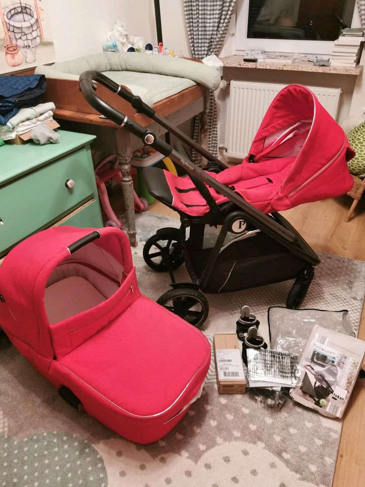 Kinderwagen von Peg Perego Modell Veloce Red Shine in Kirchanschöring