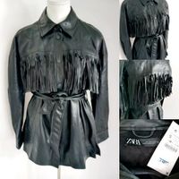 Neu! Zara Kunstlederjacke Jacke Lederjacke mit Fransen Baden-Württemberg - Aspach Vorschau