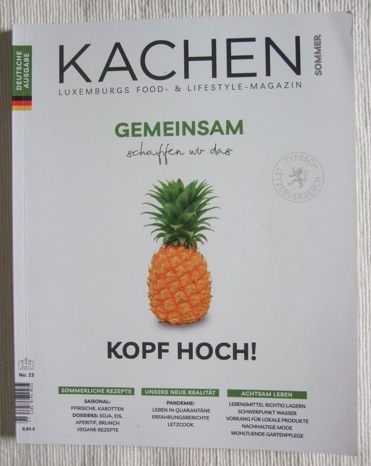 Kachen - Food & Lifestyle Magazin Luxemburg - Koch-Zeitschrift in Trier