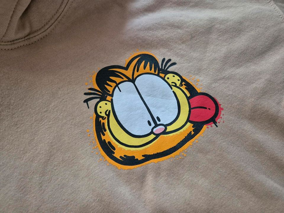 Hoodie Garfield H&M Neu Gr 158 164 S Kapuzenpullover Comic Pulli in Wartenberg