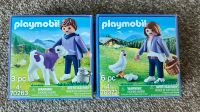 Playmobil 70263 lila Kuh + 70372 Frau mit Huhn Sachsen - Moritzburg Vorschau