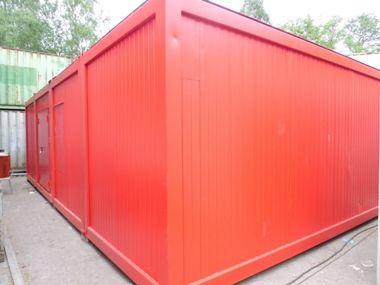 4er Containeranlage, Wohncontainer, Aufenthaltscontainer, Baucontainer, Bürocontainer, Seecontainer, Lagercontainer, Container BA312 in Seevetal