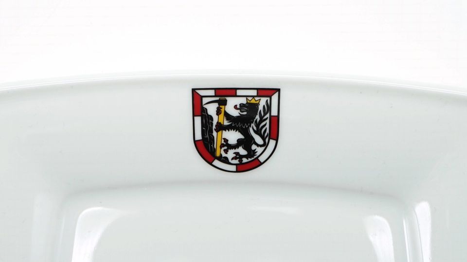 Stadt Arzberg Porzellan Tasse Untertasse Kuchenteller für Kaffee in Gefrees