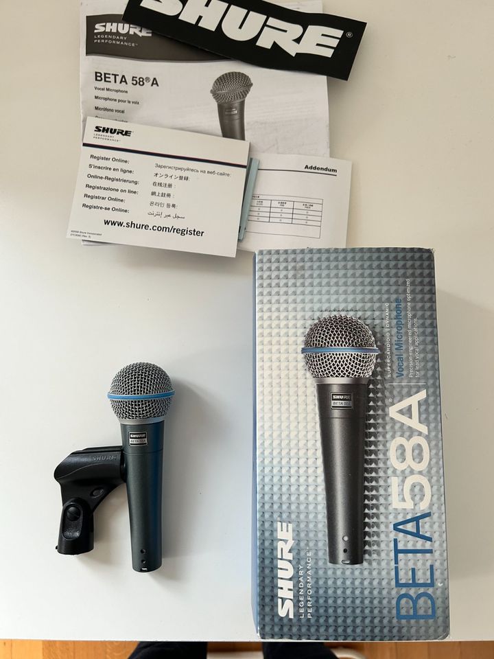 Shure BETA 58 A inkl. Originalverpackung in Mannheim