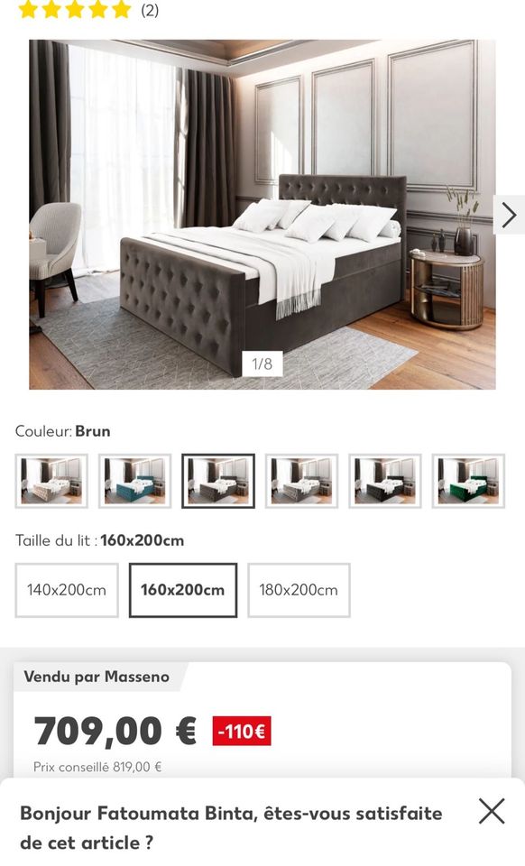 Bett für Schlafzimmer in Karlsruhe