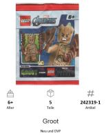 ☘️ NEU LEGO 242319-1 Groot Marvel Avengers Lübeck - Schlutup Vorschau