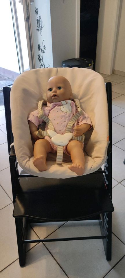 Tripp trapp Newborn Set Baby aufsatz sitz Schale beige in Elsdorf