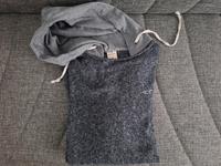 Weicher Pullover Strickpulli Kapuze Hollister, grau-blau Herren M Hessen - Rodgau Vorschau