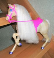 Barbie Pferd Horse Allegra pearl perlmuttfarben Niedersachsen - Rechtsupweg Vorschau