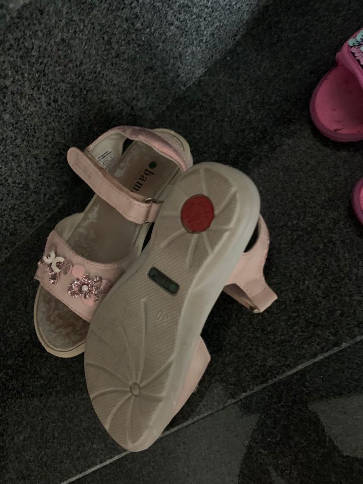 Sandalen Gr 30 Mädchen bama kappa rosa pink wenig getragen in Jülich