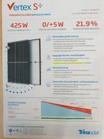 Trina Solar Vertex S+ TSM-415NEG9.28, 415 Wp Solarmodul Glas-Glas Nordrhein-Westfalen - Geilenkirchen Vorschau