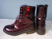 another a Schnürboots Stiefel 40 weinrot metallic Hessen - Gießen Vorschau