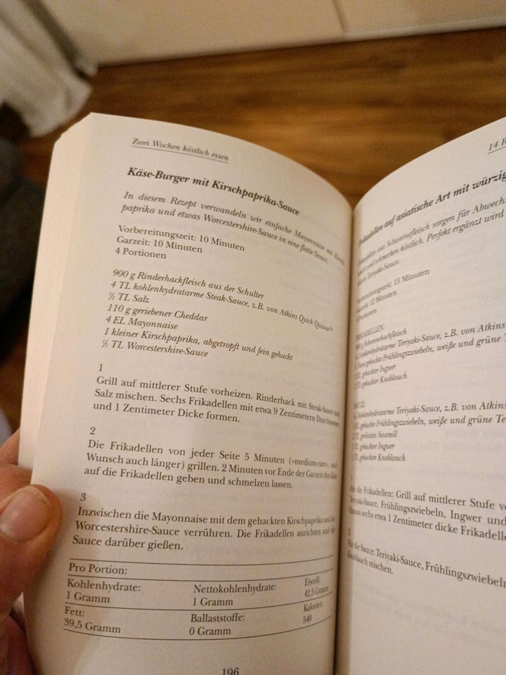 Atkins Basics Sachbuch Diät Kochbuch in Wichtshausen