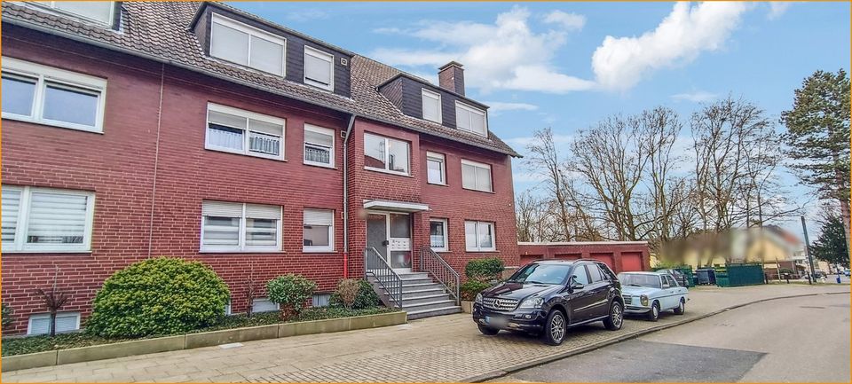 Schöne modernisierte 2-Zimmer-Souterrain-Wohnung mit großer Terrasse und Gartenzugang in Essen